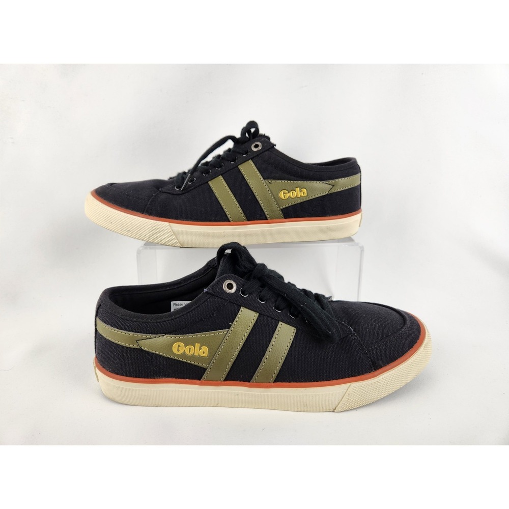 Gola Comet Casual Sneakers Shoes Trainers British‎ Retro Black Canvas Mens 9